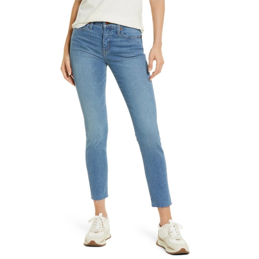 Madewell Krasner Wash 9" Mid-Rise Skinny Jeans Size 28